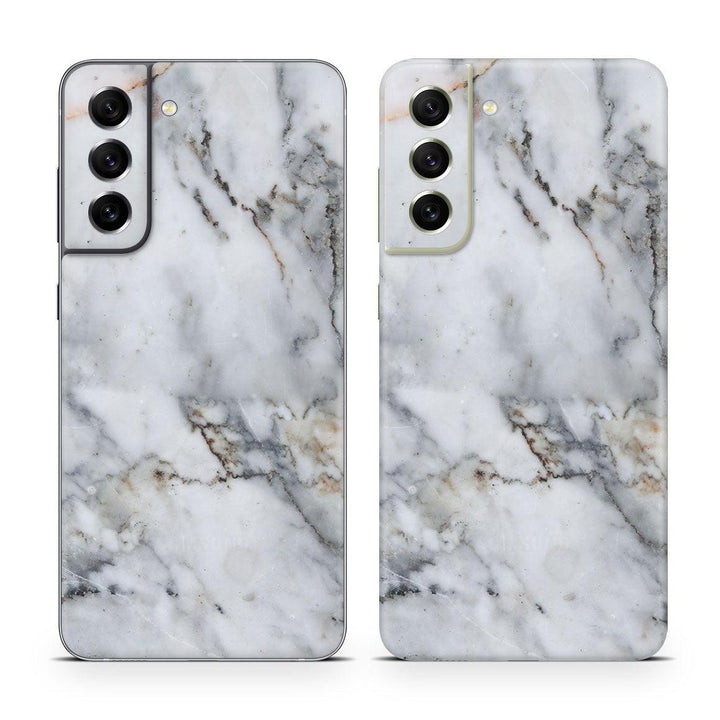 Galaxy S21 FE 5G Marble Series Skins - Slickwraps