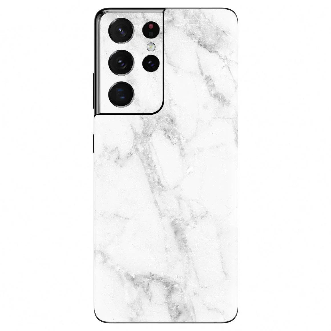 Galaxy S21 Ultra Marble Series Skins - Slickwraps