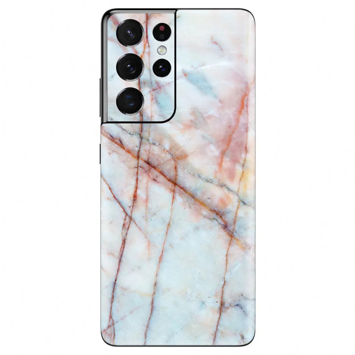 Galaxy S21 Ultra Marble Series Skins - Slickwraps