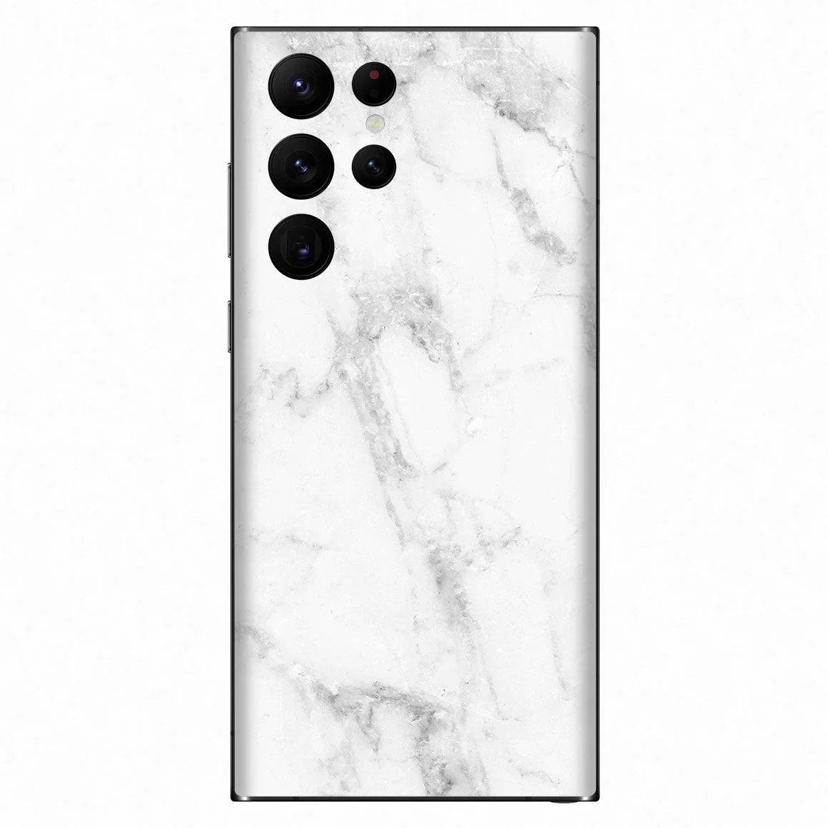 Galaxy S22 Ultra Marble Series Skins - Slickwraps