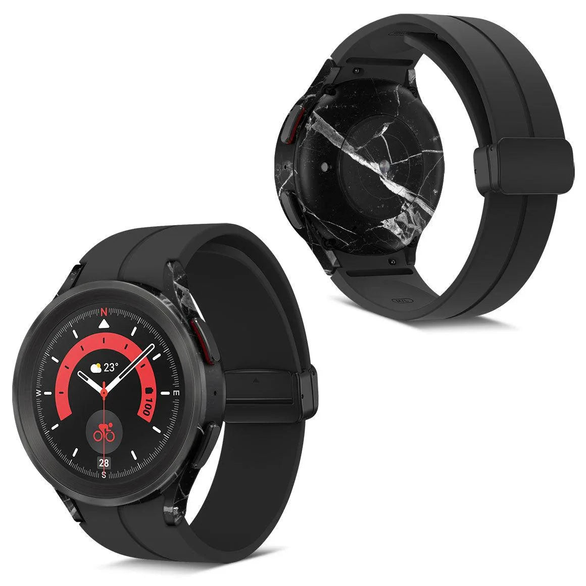 Galaxy Watch 5 Pro Marble Series Skins - Slickwraps