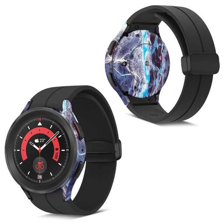 Galaxy Watch 5 Pro Oil Paint Series Skins - Slickwraps