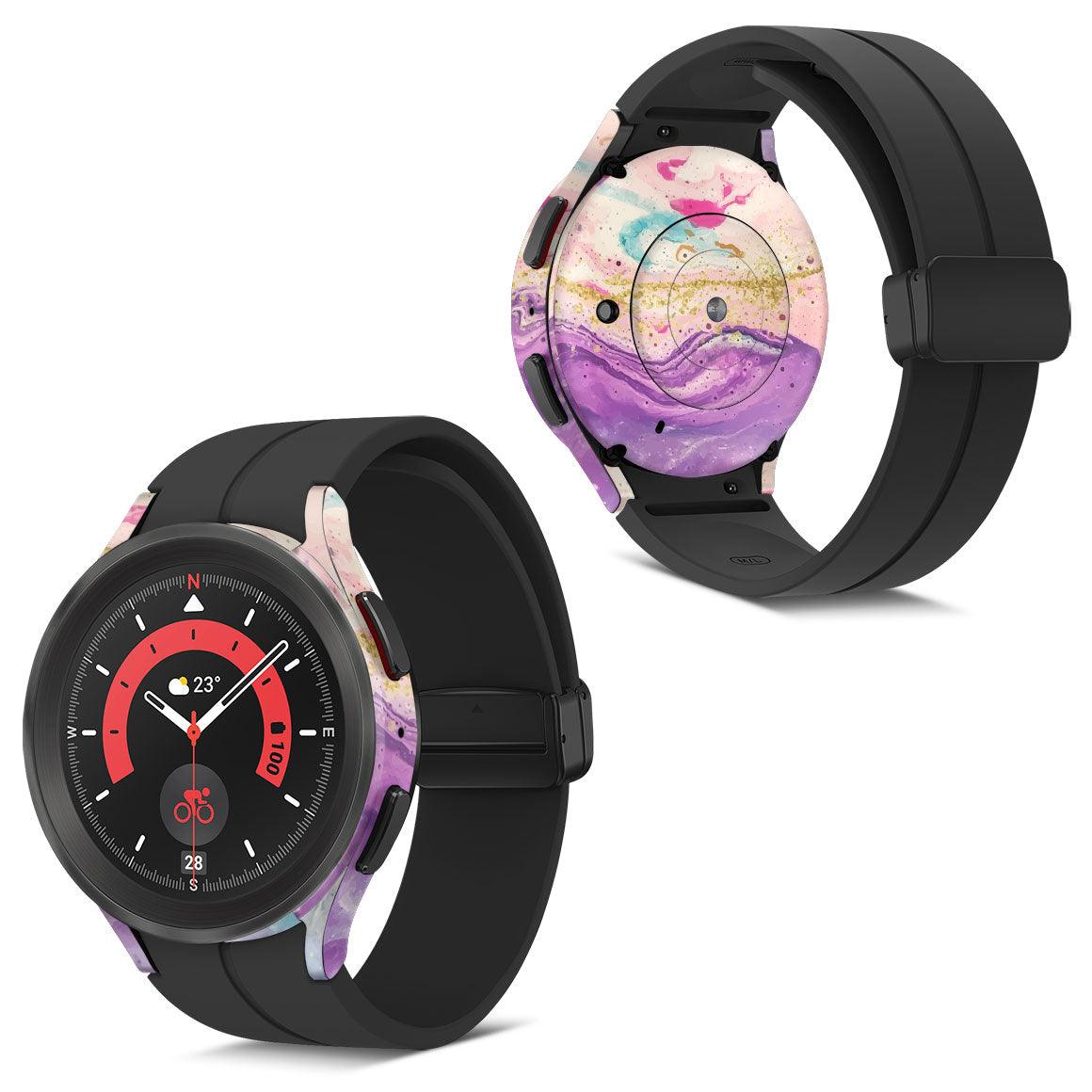 Galaxy Watch 5 Pro Oil Paint Series Skins Wraps Covers Slickwraps