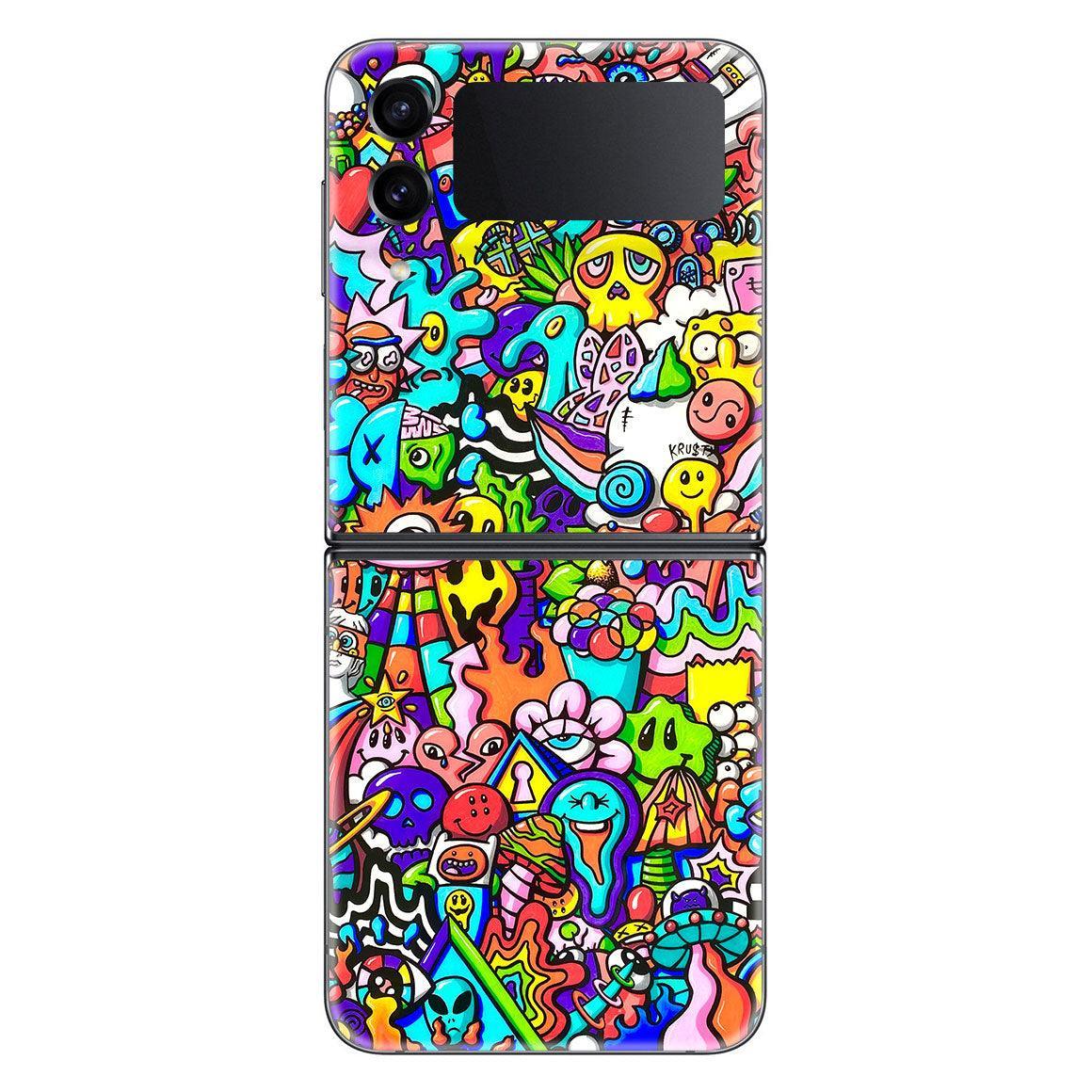 Galaxy Z Flip 4 Artist Series Skins - Slickwraps