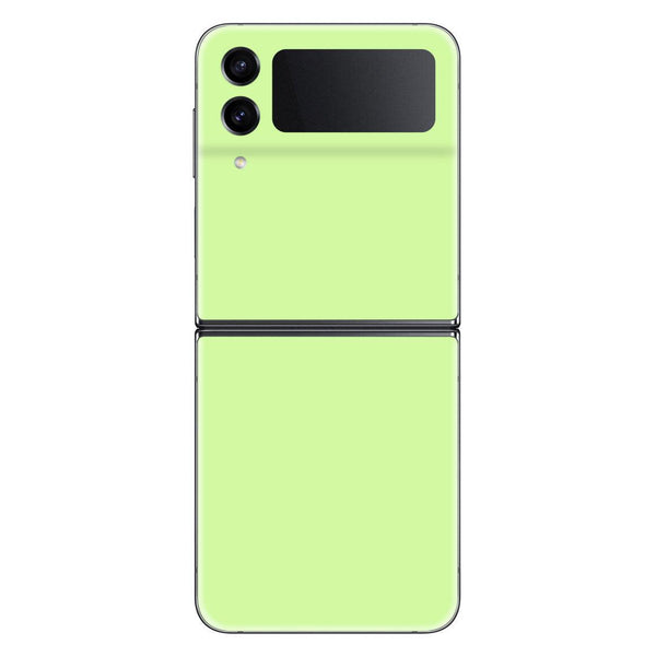 Galaxy Z Flip 4 Green Glow Skin - Slickwraps