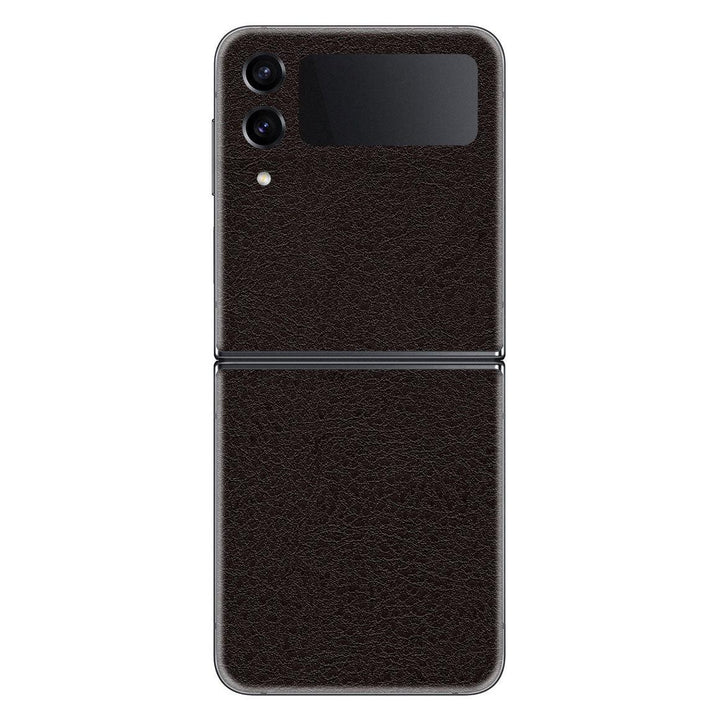 Galaxy Z Flip 4 Leather Series Skins - Slickwraps