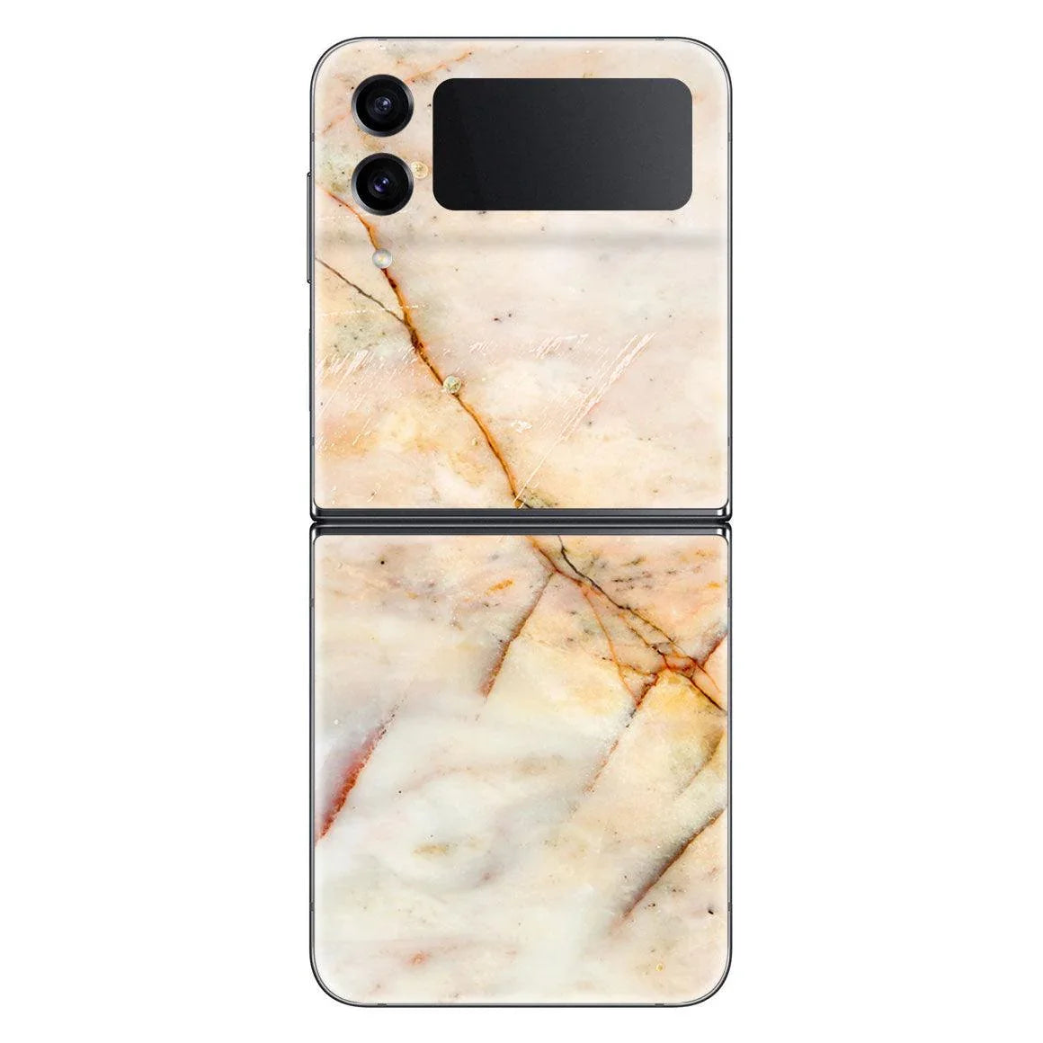 Galaxy Z Flip 4 Marble Series Skins - Slickwraps