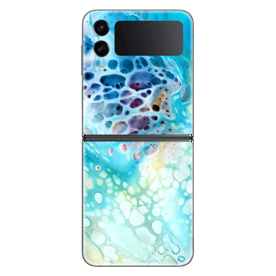 Galaxy Z Flip 4 Oil Paint Series Skins - Slickwraps