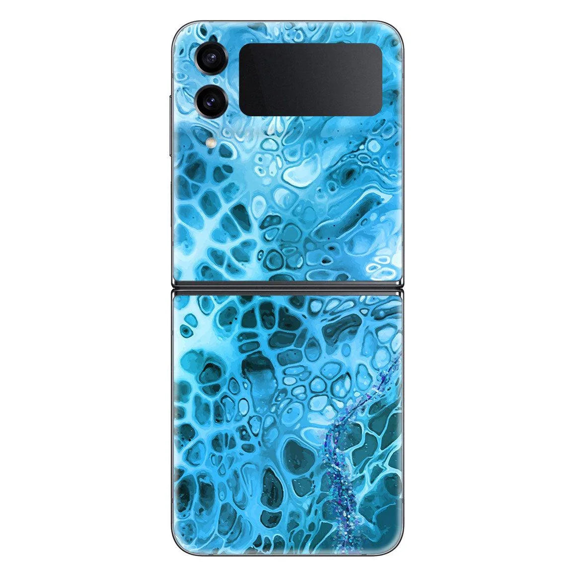 Galaxy Z Flip 4 Oil Paint Series Skins - Slickwraps