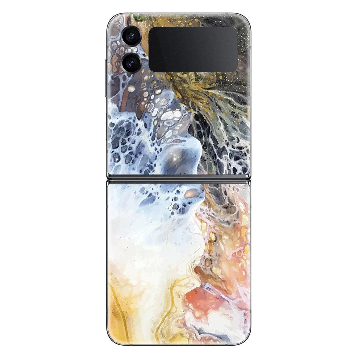 Galaxy Z Flip 4 Oil Paint Series Skins - Slickwraps
