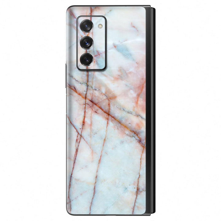 Galaxy Z Fold 2 Marble Series Skins - Slickwraps