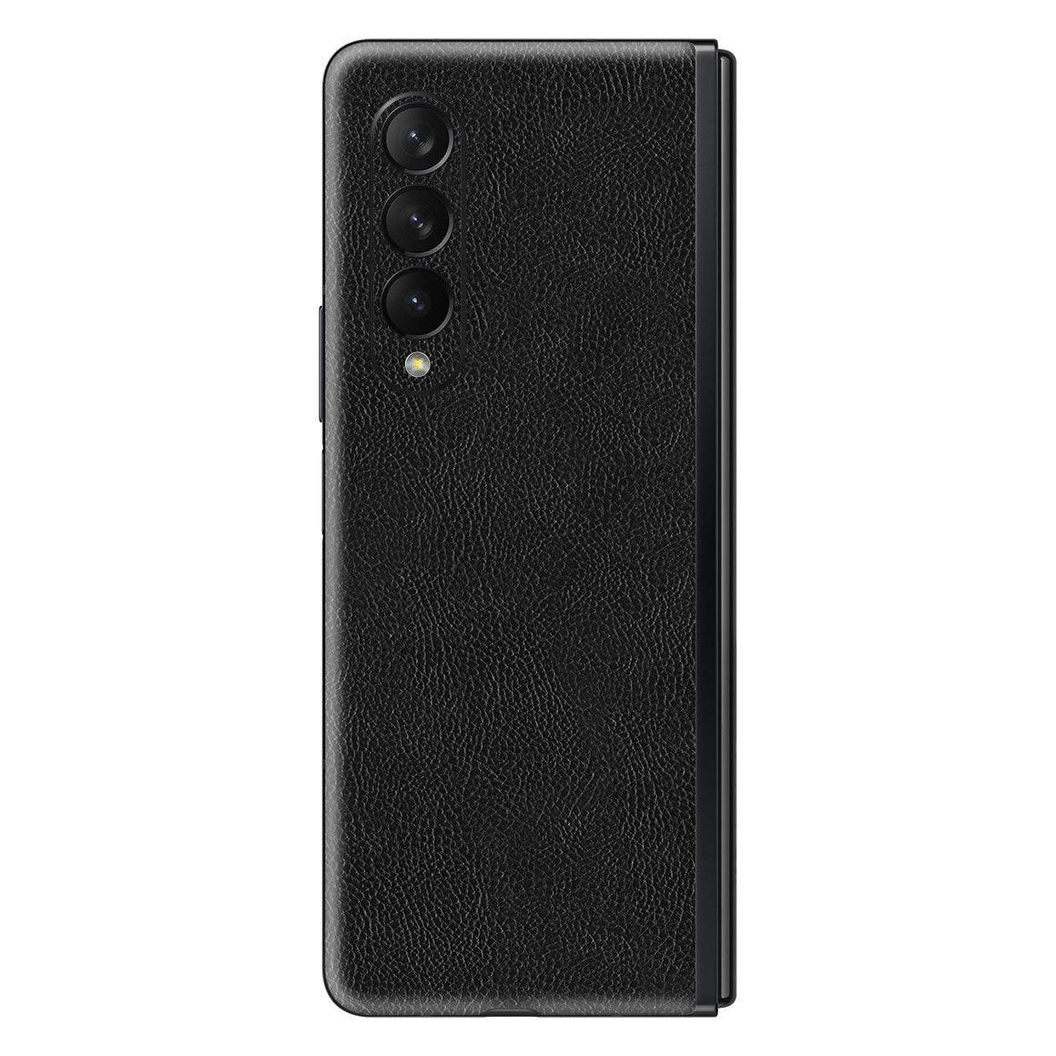 Galaxy Z Fold 3 Leather Series Skins - Slickwraps