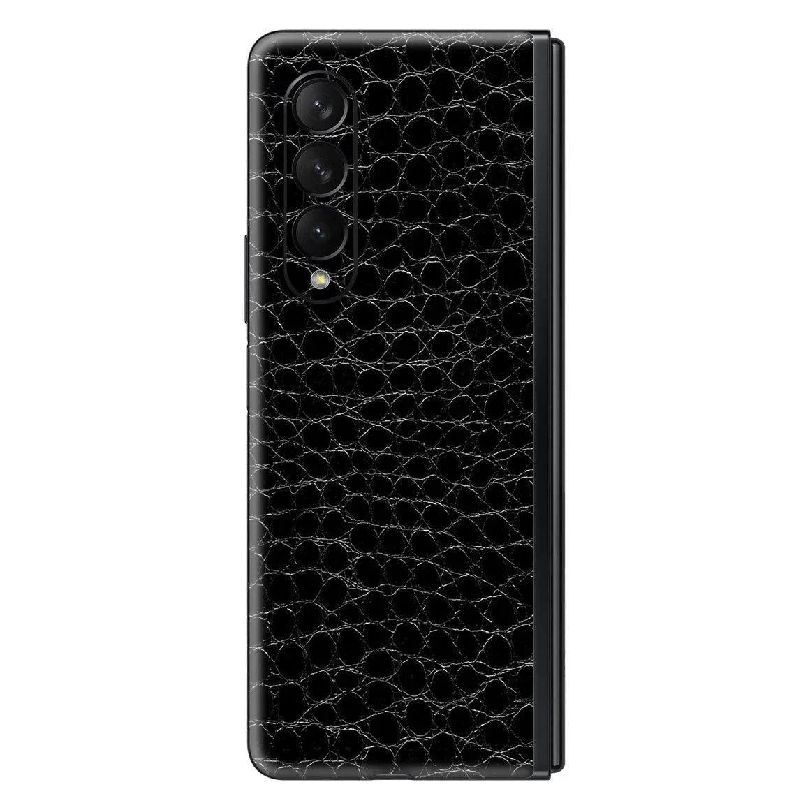 Galaxy Z Fold 3 Leather Series Skins - Slickwraps