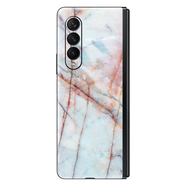 Galaxy Z Fold 3 Marble Series Skins - Slickwraps