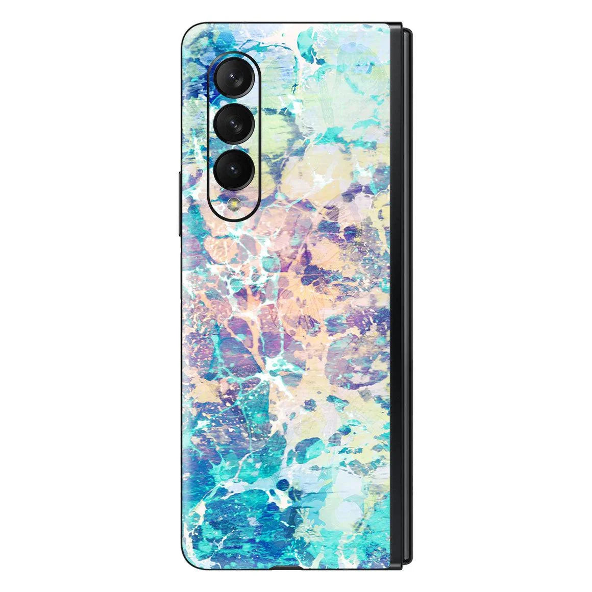 Galaxy Z Fold 3 Marble Series Skins - Slickwraps