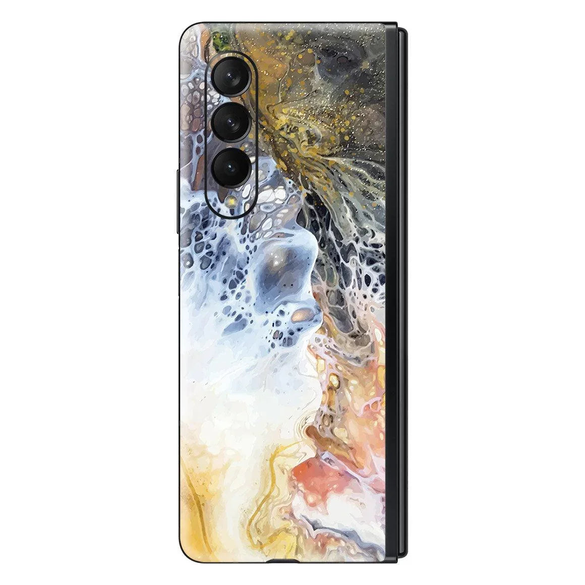 Galaxy Z Fold 3 Oil Paint Series Skins - Slickwraps