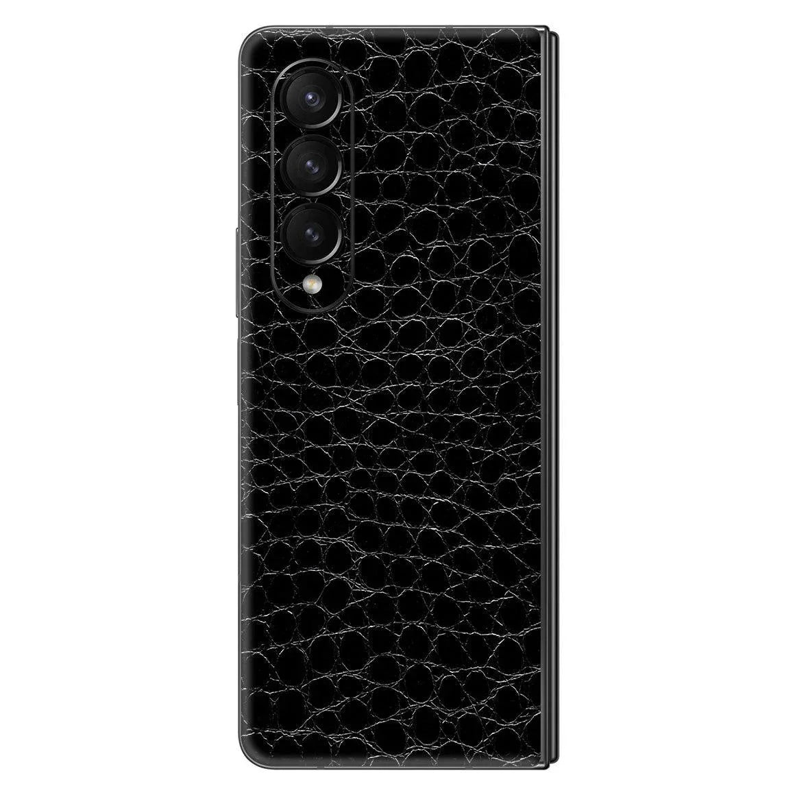 Galaxy Z Fold 4 Leather Series Skins - Slickwraps
