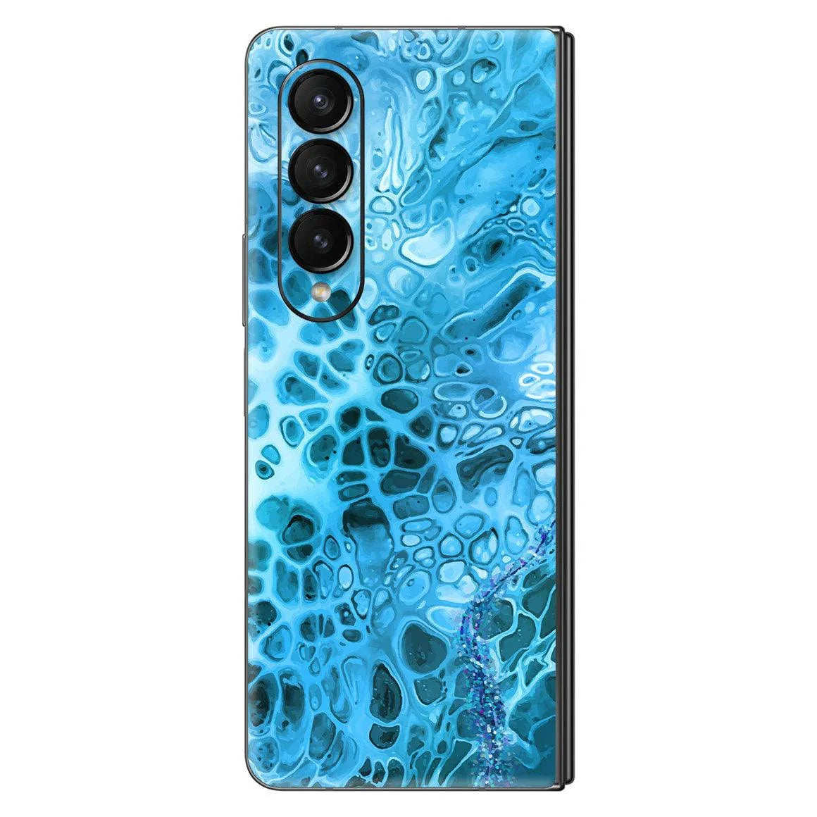 Galaxy Z Fold 4 Oil Paint Series Skins - Slickwraps