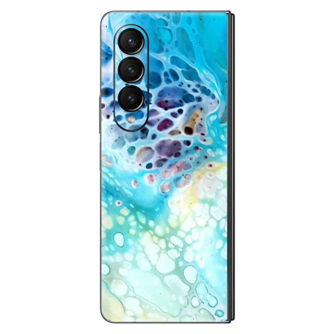 Galaxy Z Fold 4 Oil Paint Series Skins - Slickwraps