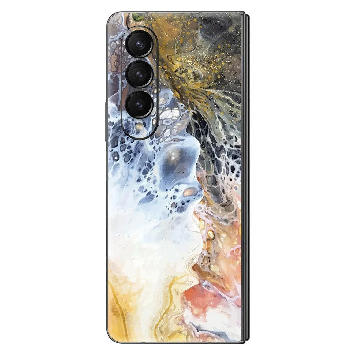 Galaxy Z Fold 4 Oil Paint Series Skins - Slickwraps