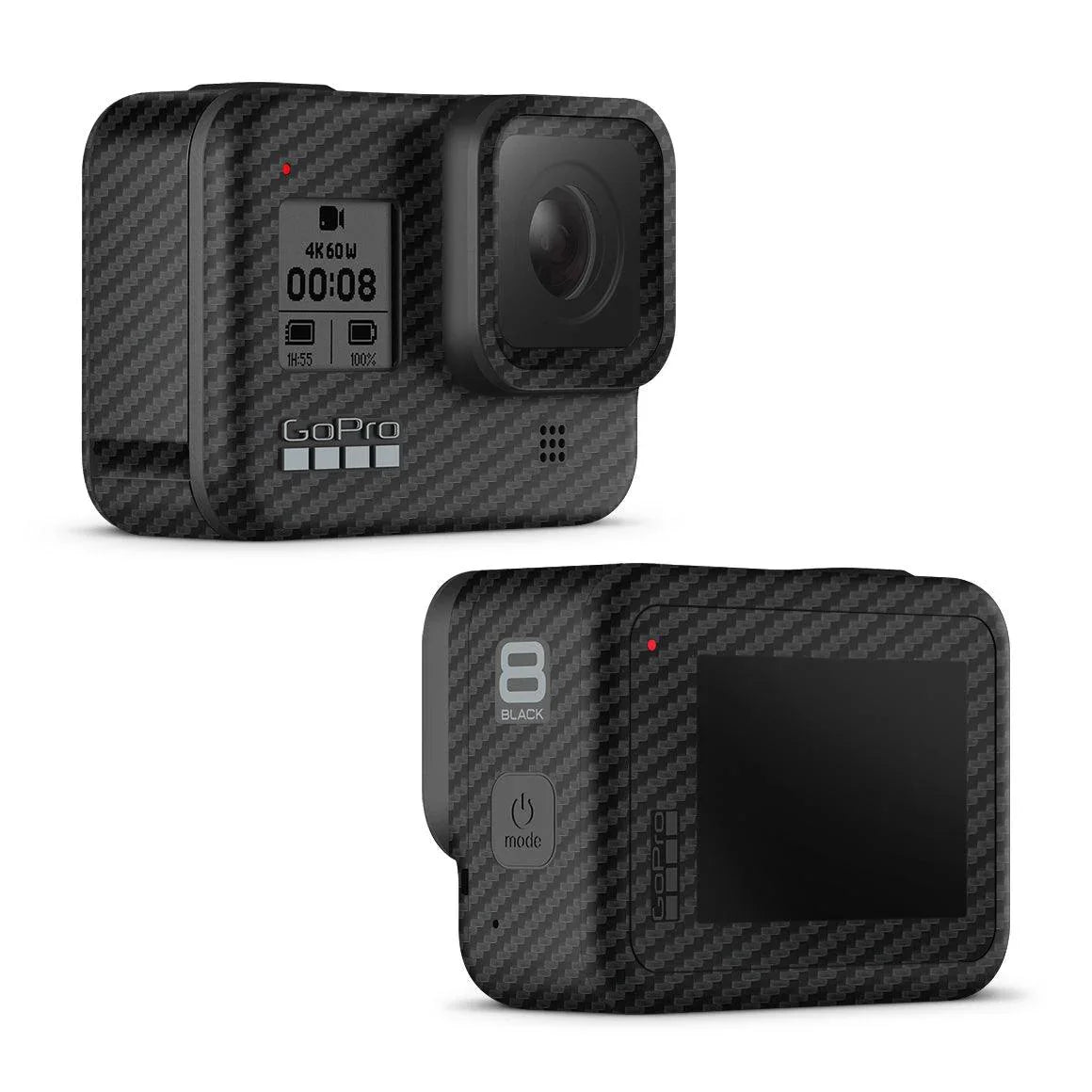 GoPro Hero 8 Black Carbon Series Skins - Slickwraps