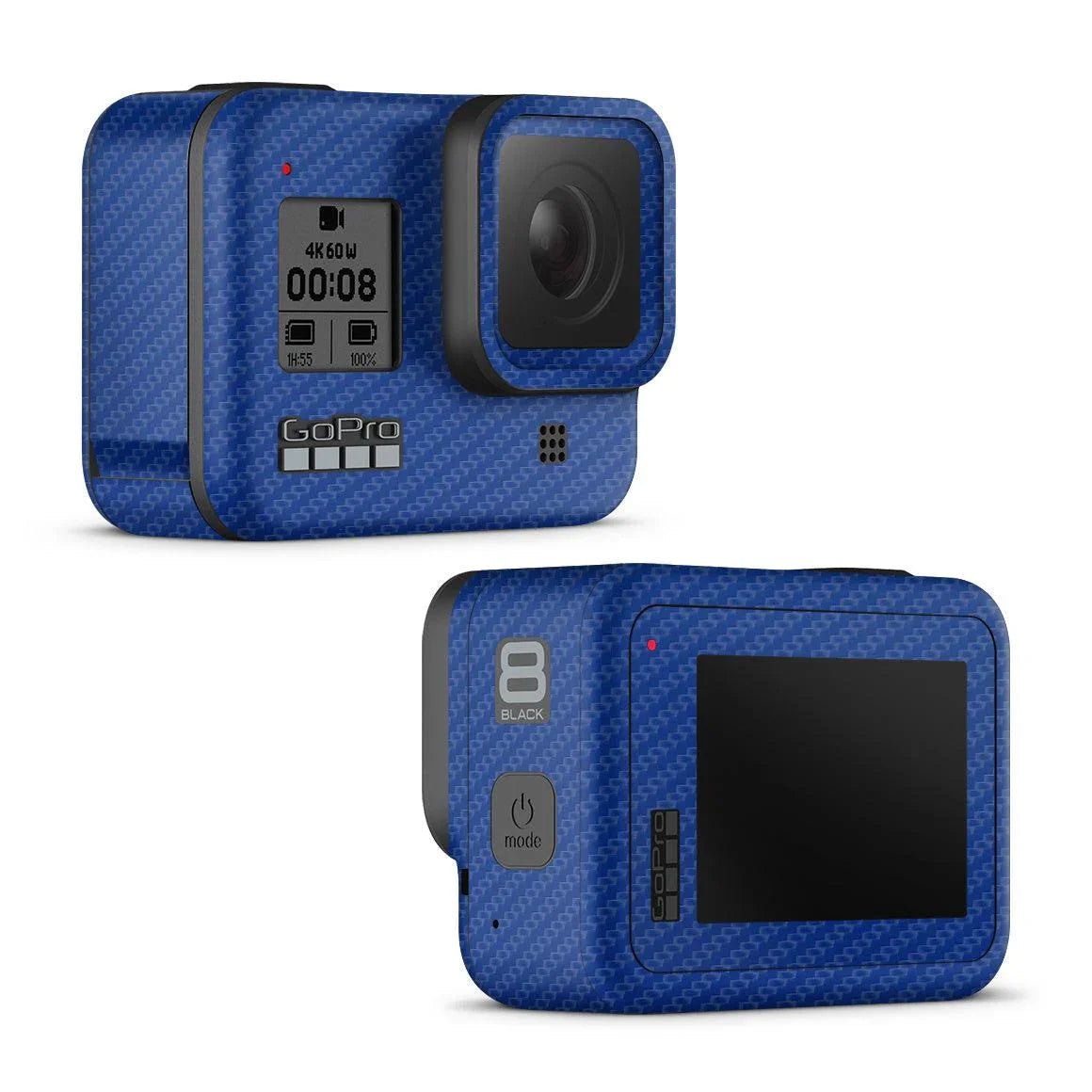GoPro Hero 8 Black Carbon Series Skins - Slickwraps