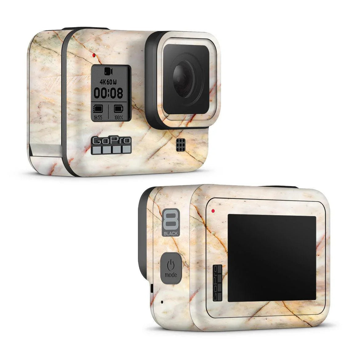 GoPro Hero 8 Black Marble Series Skins - Slickwraps
