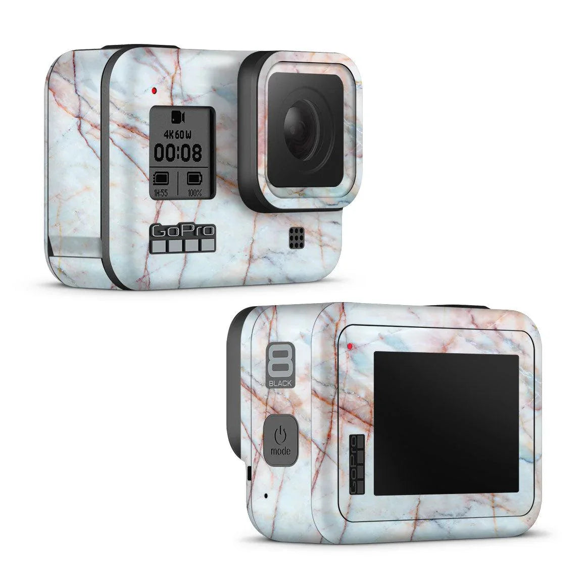 GoPro Hero 8 Black Marble Series Skins - Slickwraps