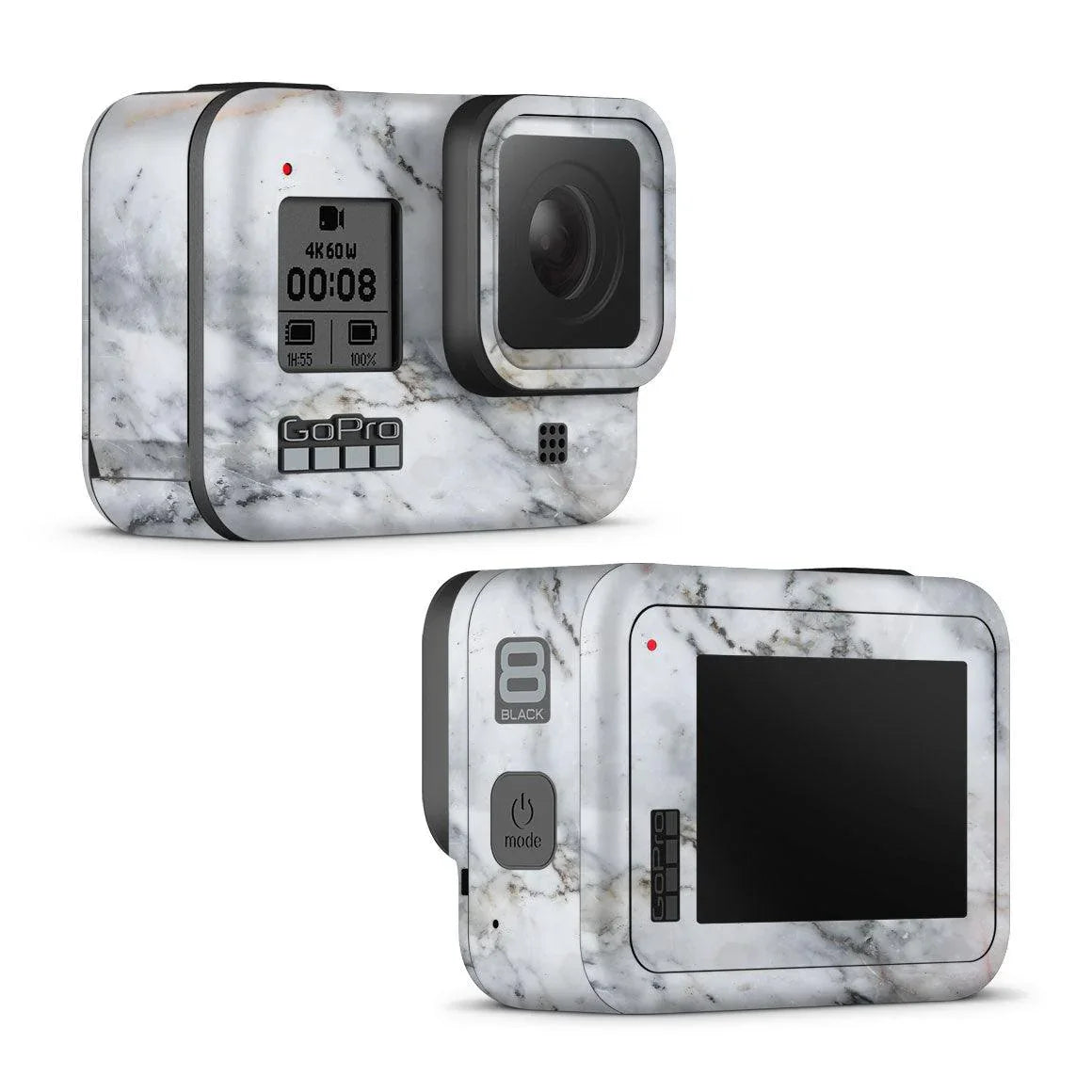 GoPro Hero 8 Black Marble Series Skins - Slickwraps