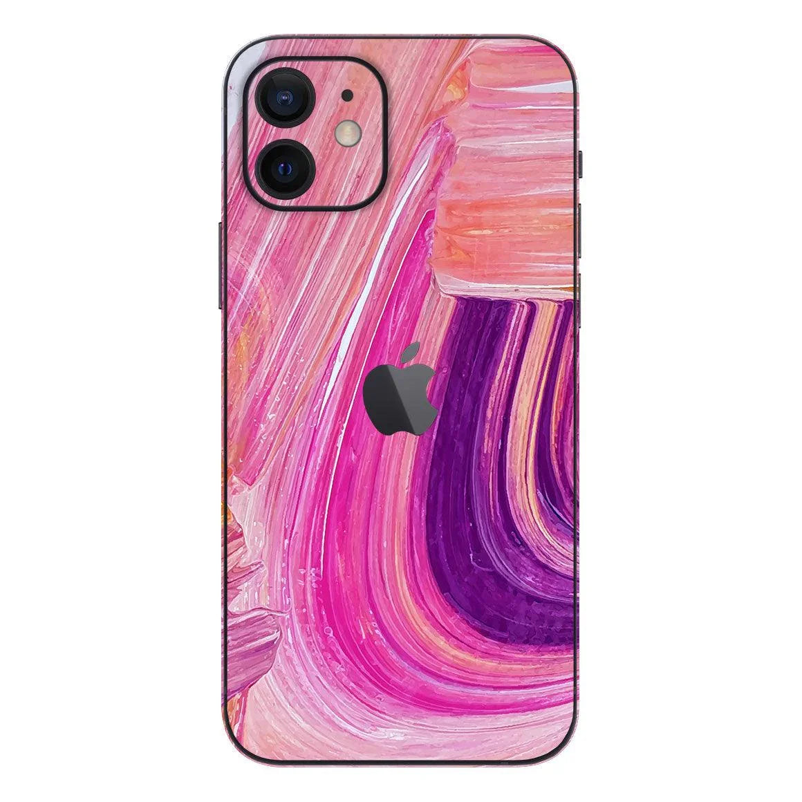 iPhone 12 Mini Oil Paint Series Skins - Slickwraps