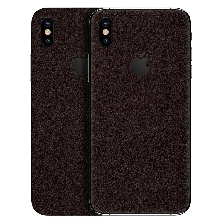 iPhone Xs Max Leather Series Skins - Slickwraps