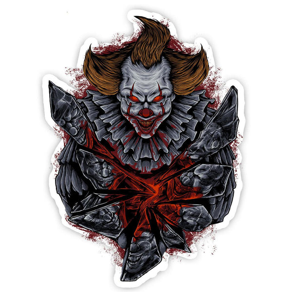 Killer Clown Sticker - Slickwraps
