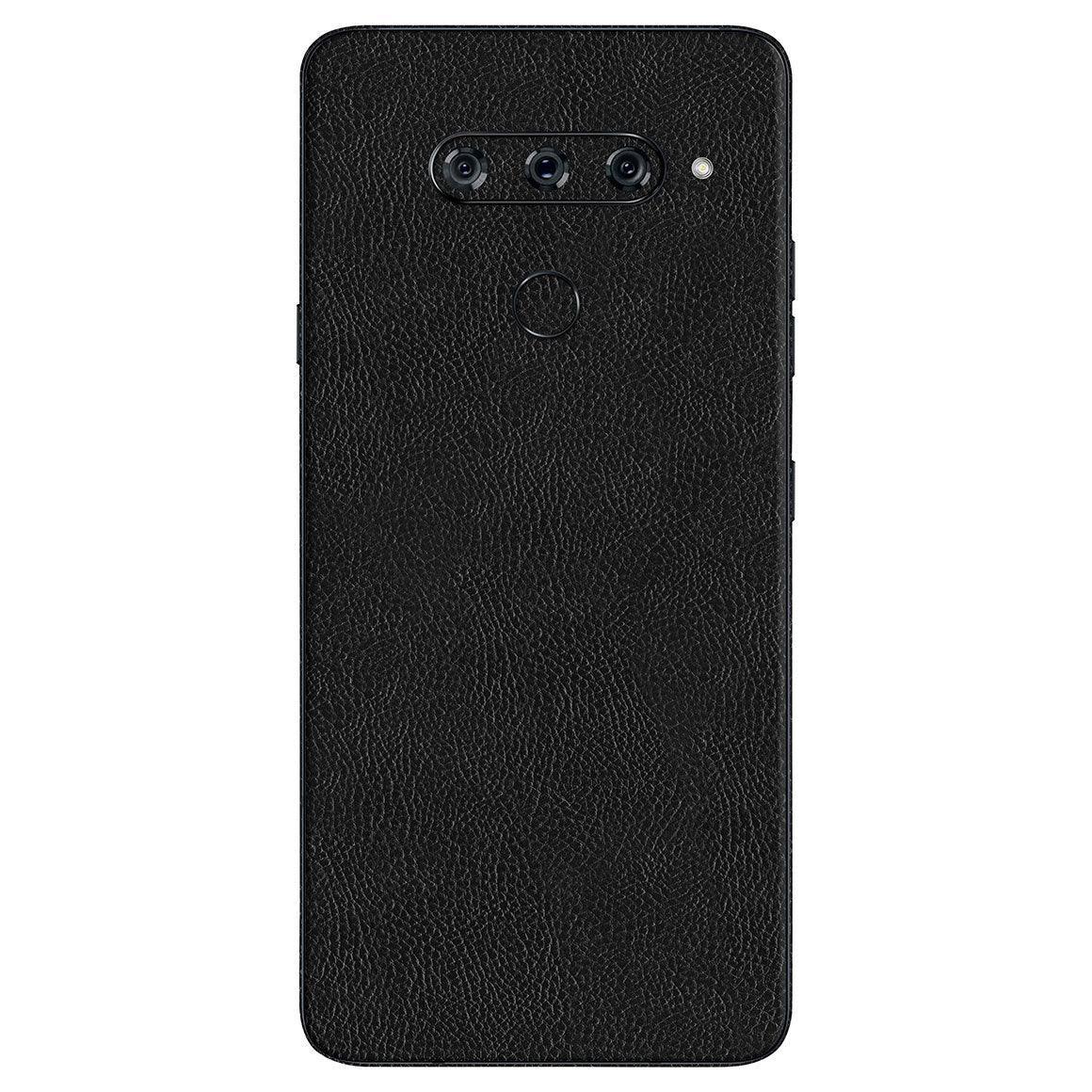 LG V40 Thinq Leather Series Skins - Slickwraps