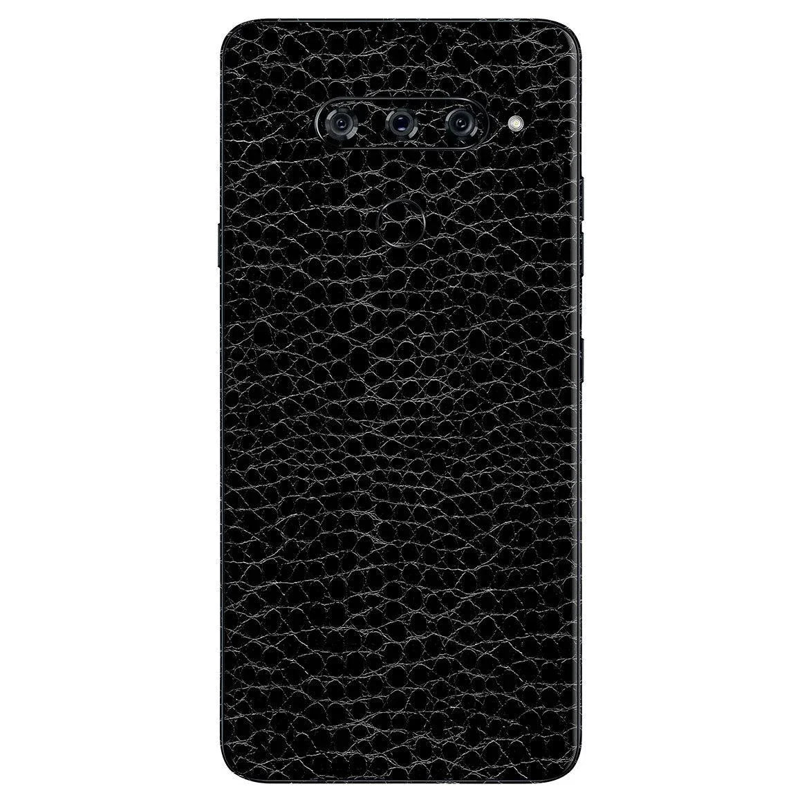 LG V40 Thinq Leather Series Skins - Slickwraps