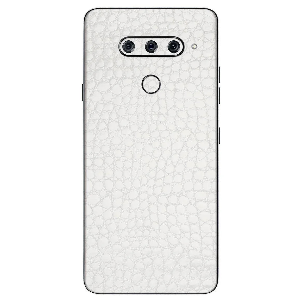 LG V40 Thinq Leather Series Skins - Slickwraps
