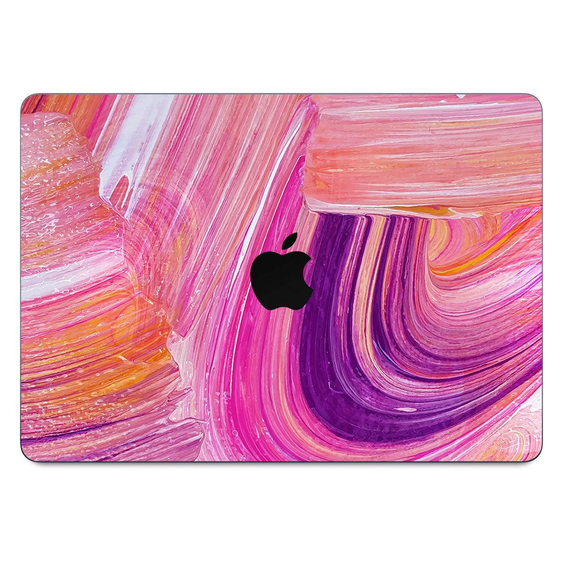 Macbook Air 13.6" (2022 M2) Oil Paint Series Skins - Slickwraps