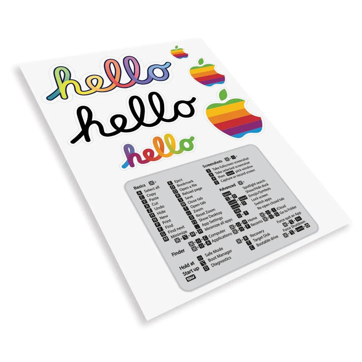 MacBook Keyboard Shortcuts Sticker Bundle - Slickwraps