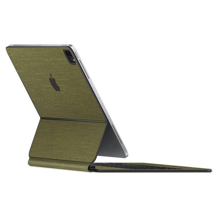 Magic Keyboard for iPad Woven Metal Series Skins - Slickwraps