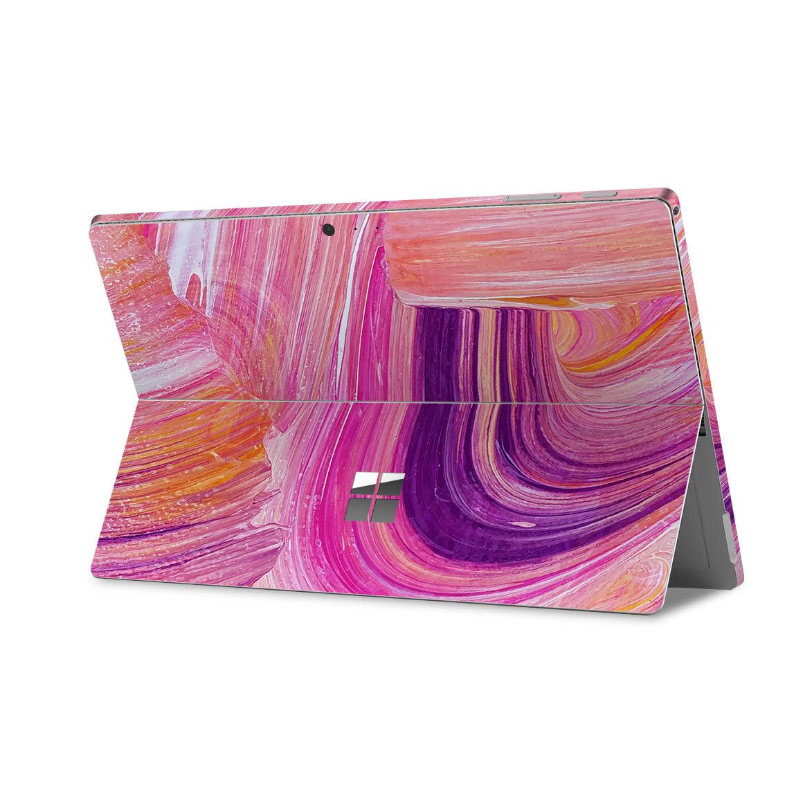 Microsoft Surface Pro 6 Oil Paint Series Skins Slickwraps