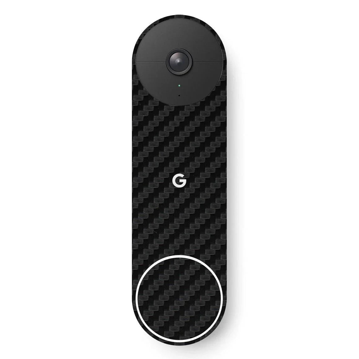 Nest DoorBell (Battery) Carbon Series Skins - Slickwraps