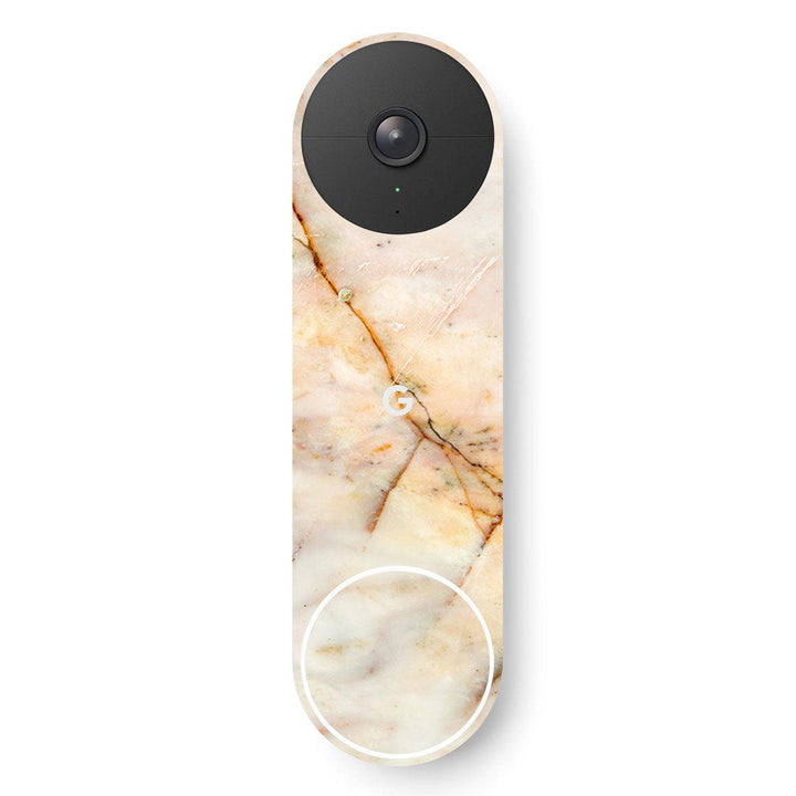 Nest DoorBell (Battery) Marble Series Skins - Slickwraps