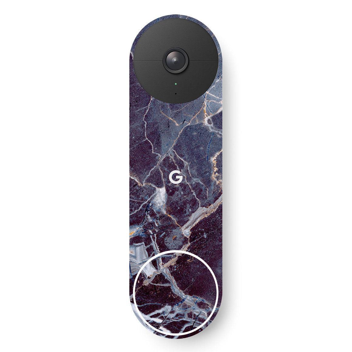Nest DoorBell (Battery) Marble Series Skins - Slickwraps