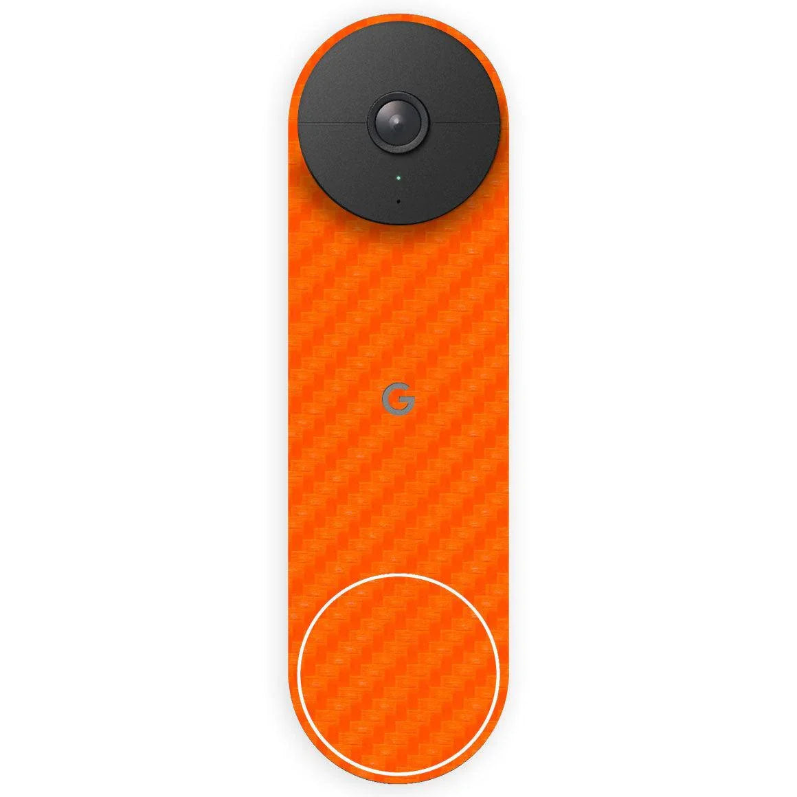 Nest Doorbell Wired (2nd Gen) Carbon Series Skins - Slickwraps