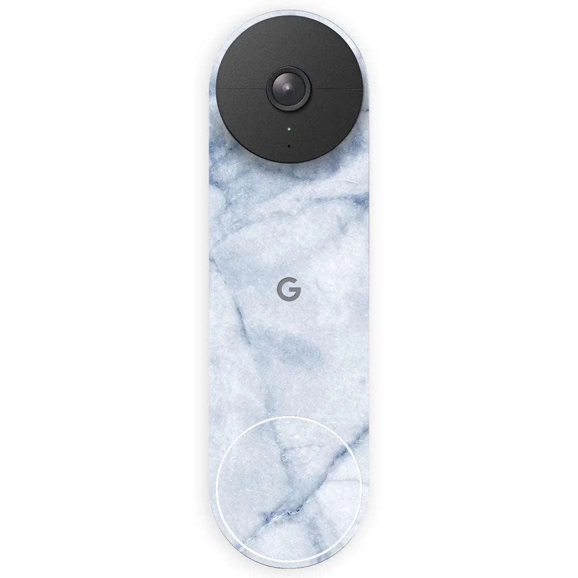 Nest Doorbell Wired (2nd Gen) Marble Series Skins - Slickwraps