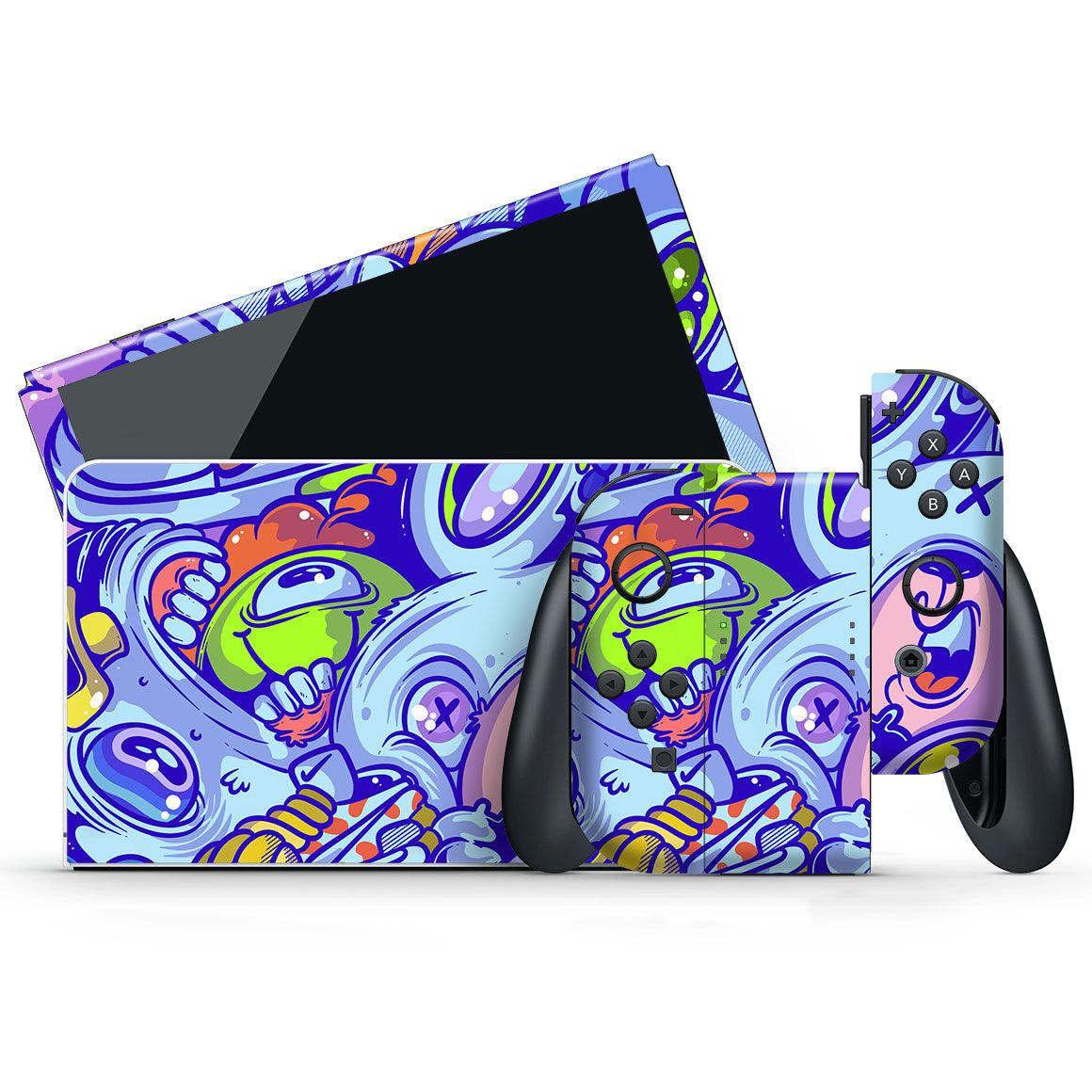 Nintendo Switch OLED Artist Series Skins/Wraps & Covers Slickwraps