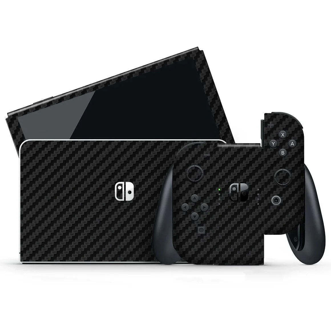 Nintendo Switch OLED Carbon Series Skins - Slickwraps