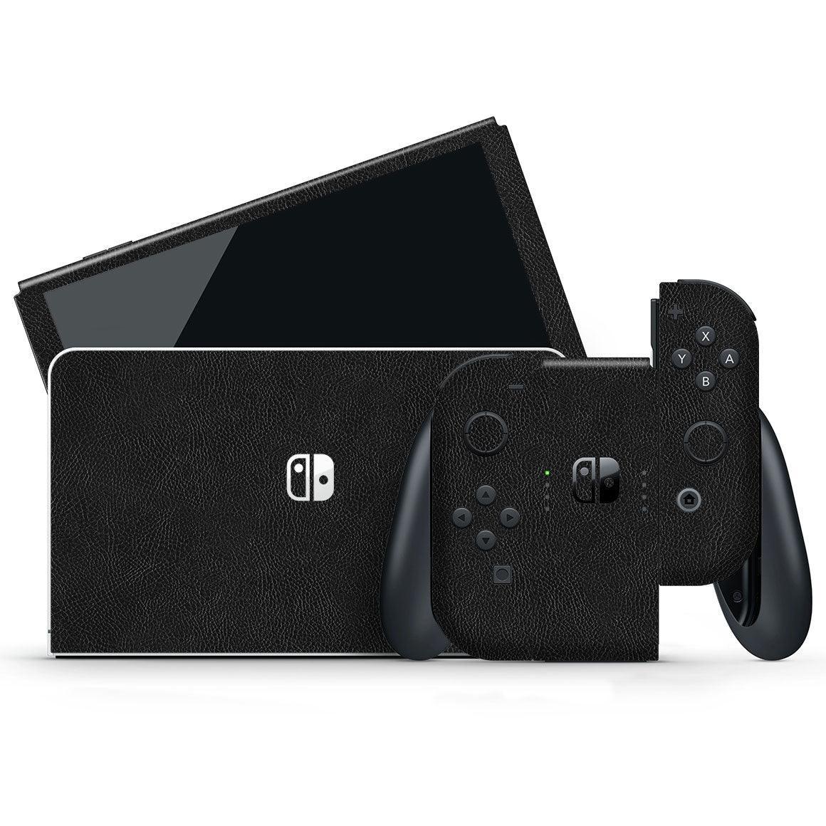 Nintendo Switch OLED Leather Series Skins - Slickwraps
