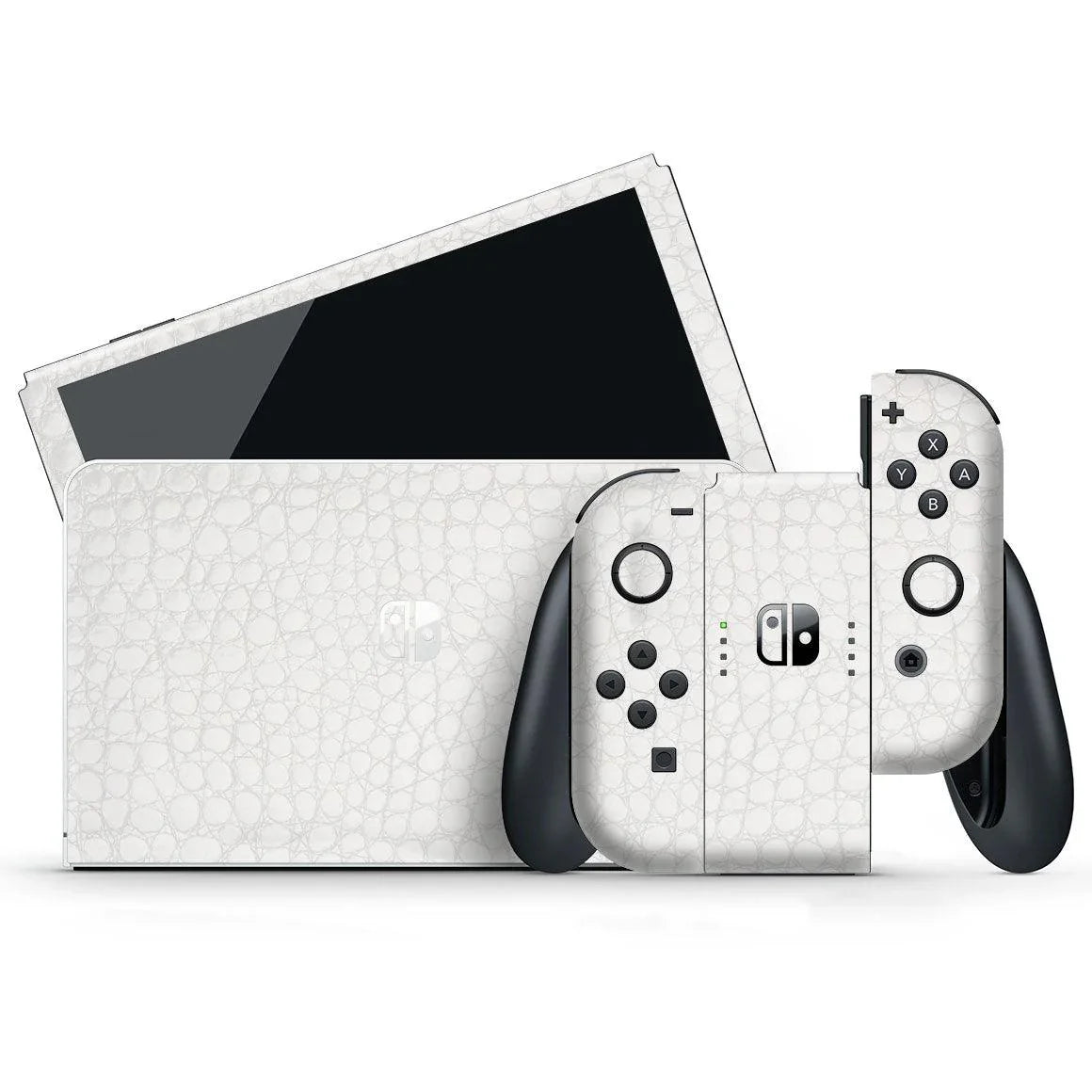 Nintendo Switch OLED Leather Series Skins - Slickwraps