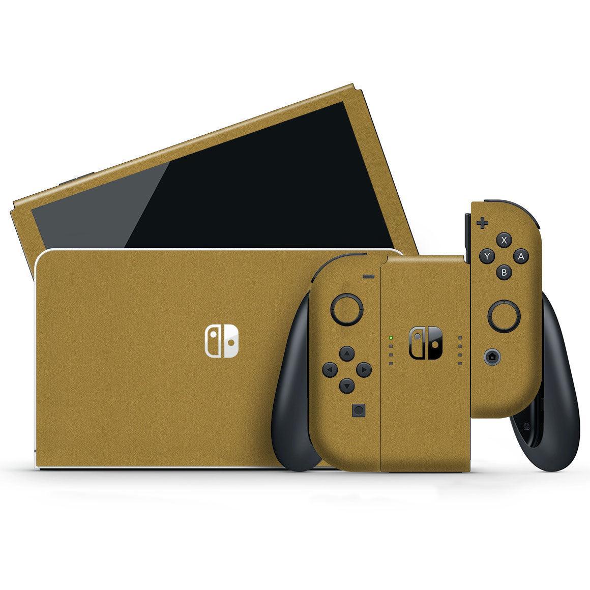 Nintendo Switch OLED Metal Series Skins - Slickwraps