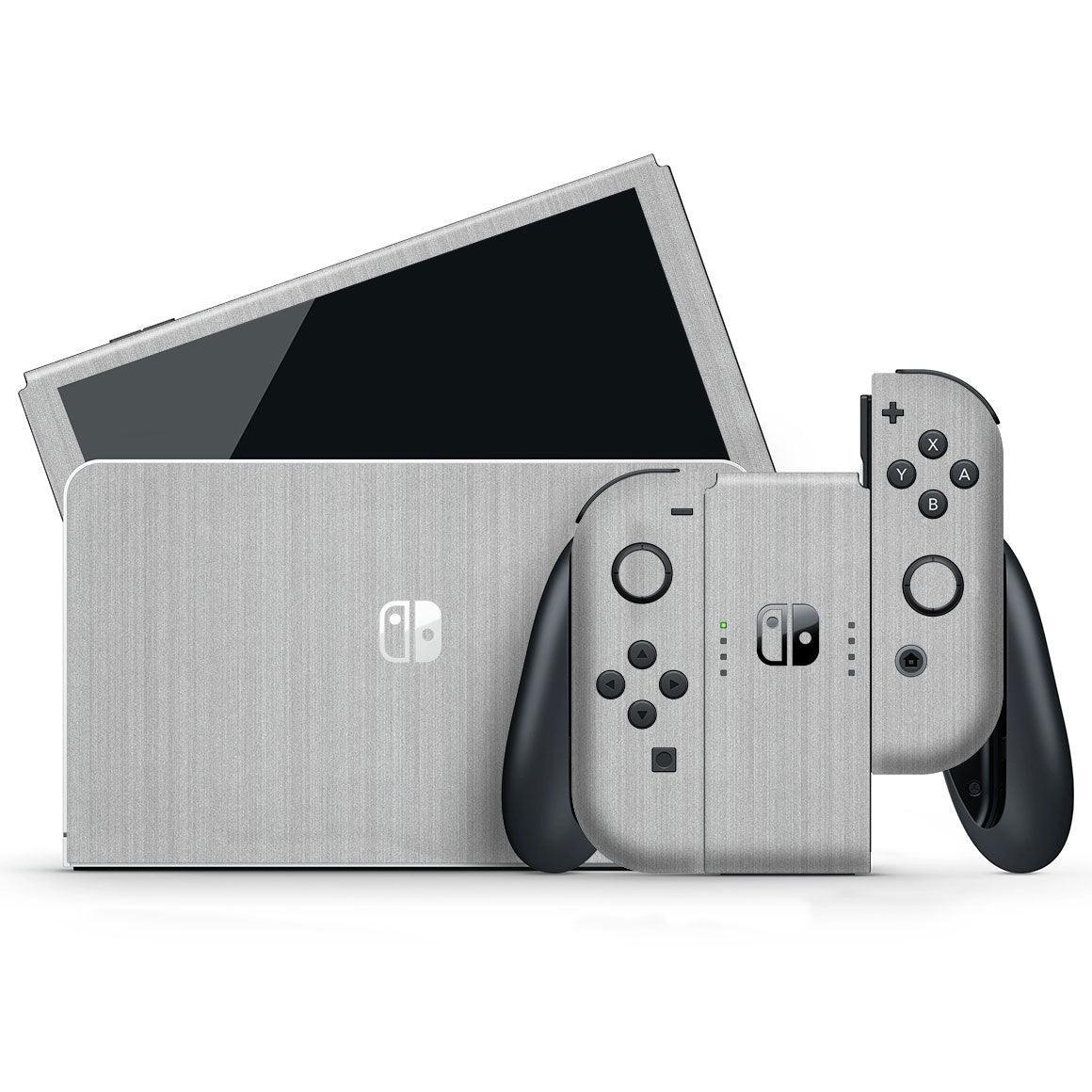 Nintendo Switch OLED Metal Series Skins - Slickwraps